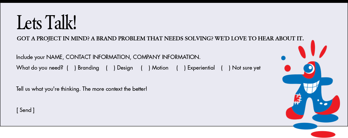 Let's Talk — ME+CO Studio