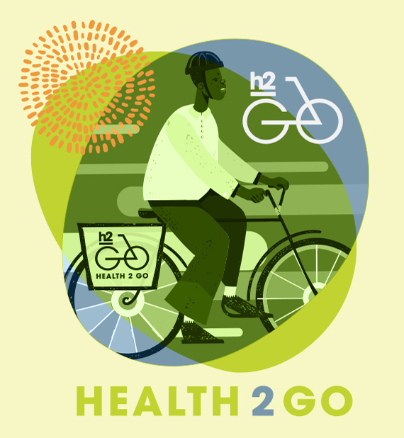 Health 2 Go promotional shirt